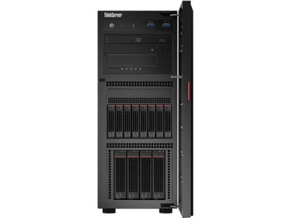Lenovo ThinkServer TS460 70TT0025UX 4U Tower Server - 1 x Intel Xeon E3-1240 v6 Quad-core (4 Core) 3.70 GHz - 8 GB Installed DDR4 SDRAM - Serial ATA/600 Controller - 0, 1, 5, 10 RAID Levels - 1 x 450 W